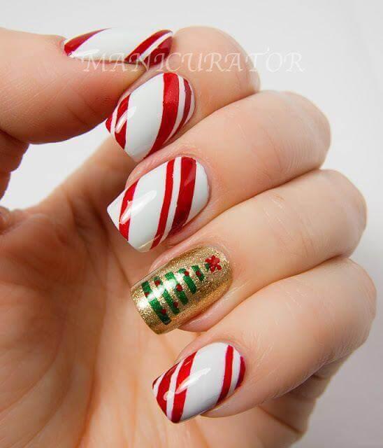 Who doesn’t like candies? If you do, make your nails sweet as well! #winternails #naildesign