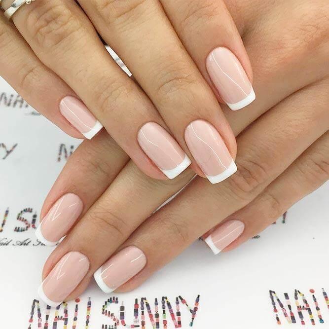 Classy French Manicure
