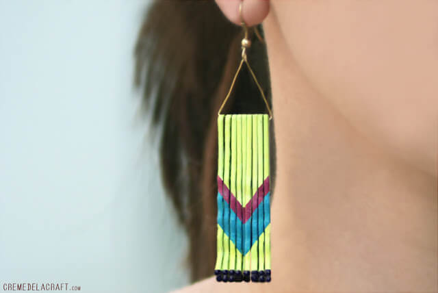 Create unique earrings with the use of bobby pins.