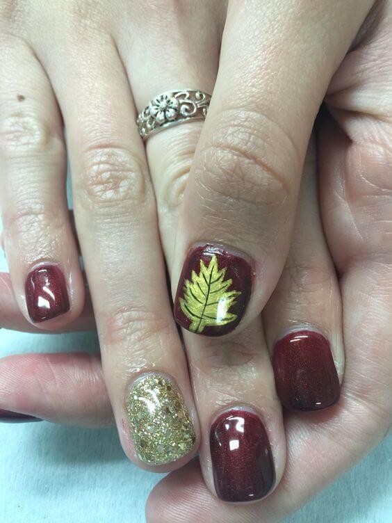 Wine is always a good idea -- especially on your nails.
