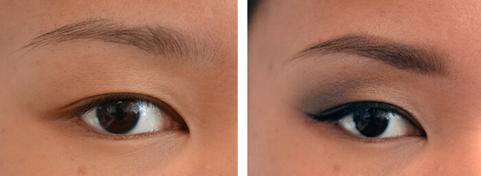 This eye look is fresh and elegant at the same time.