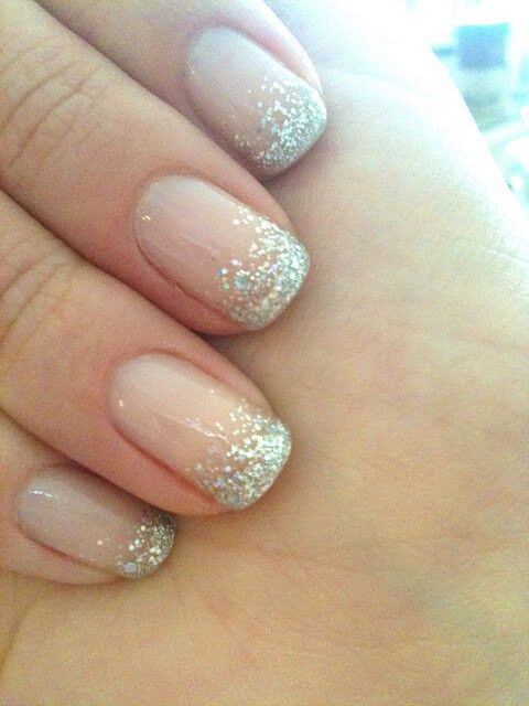 There's nothing better than a glitter gradient!
