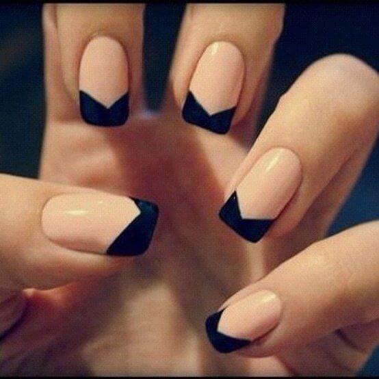 The triangular shape of these tips is reminiscent of little black bow ties.