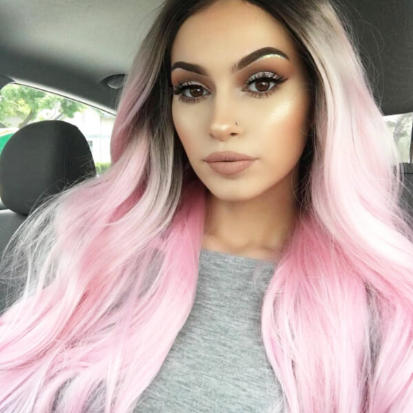 Say yes to cotton candy pink if you want hair so delicious looking that you want to eat it!