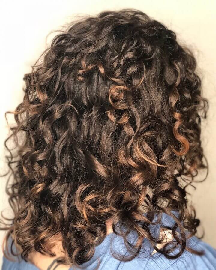 Highlights and natural curls