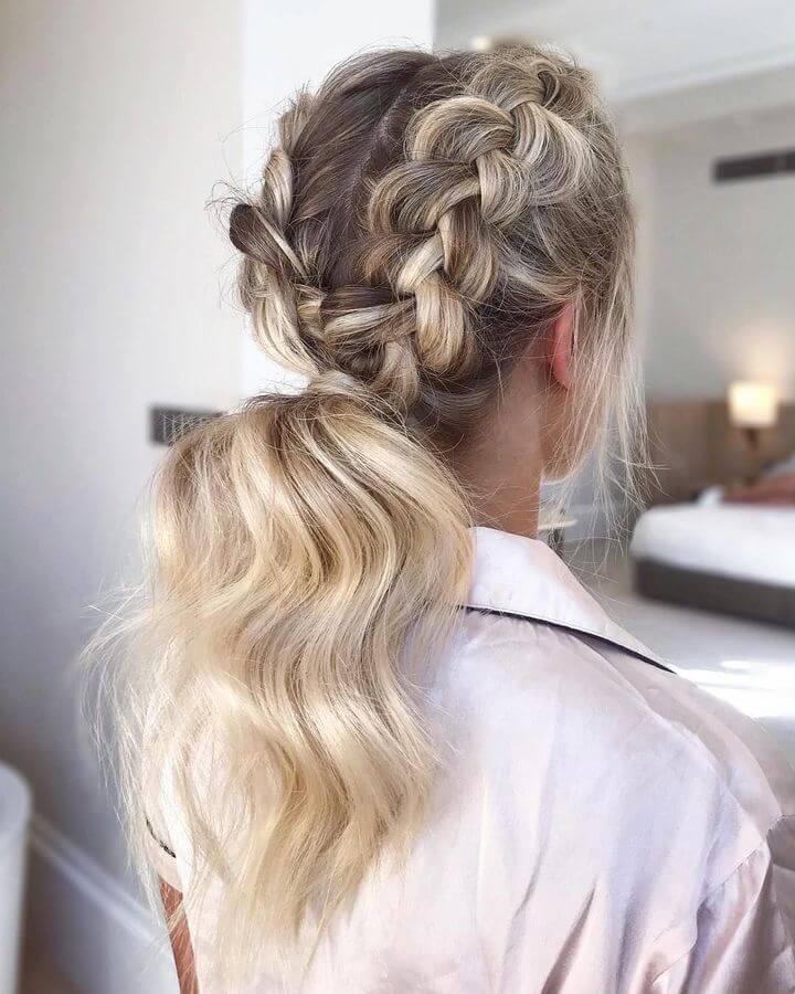Two Braids and A Ponytail