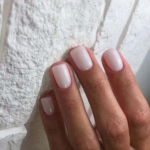 Short Blush Nails