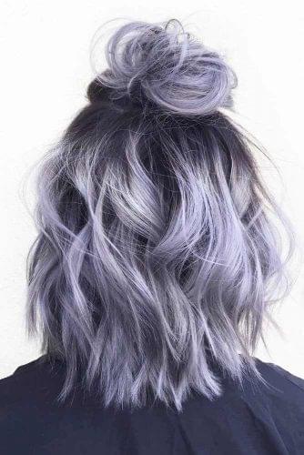 Lilac Top Knot