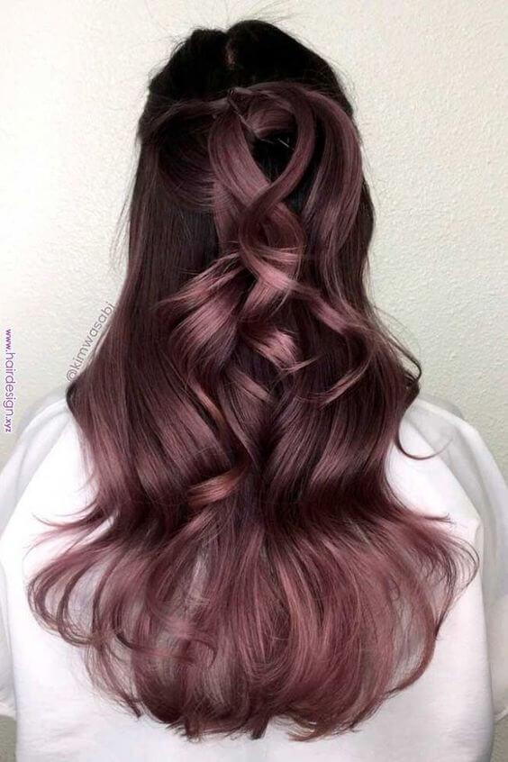 Long and Beautiful Lilac Hair