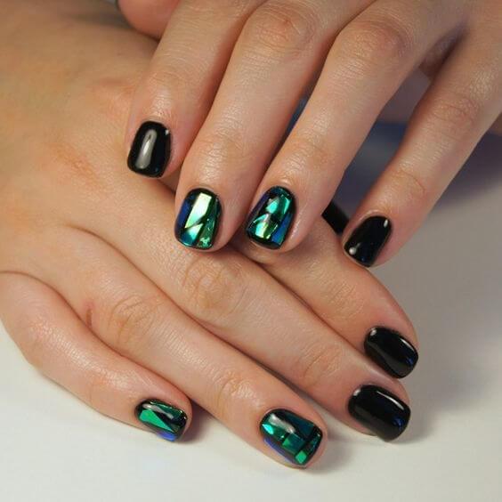 Broken Glass Nails