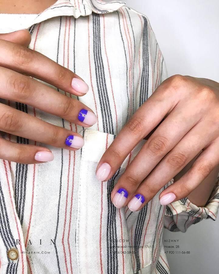 Dark Lilac and Nude