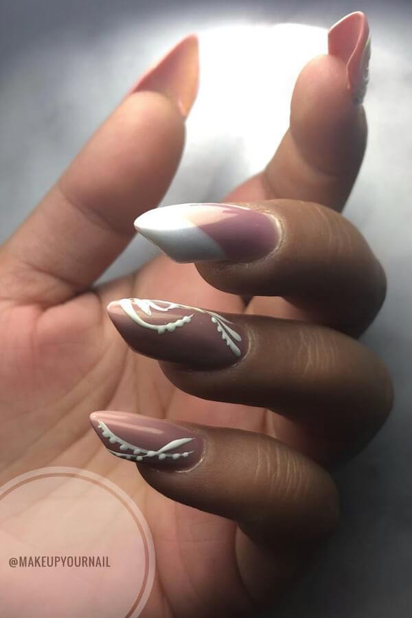 Classy French Mani