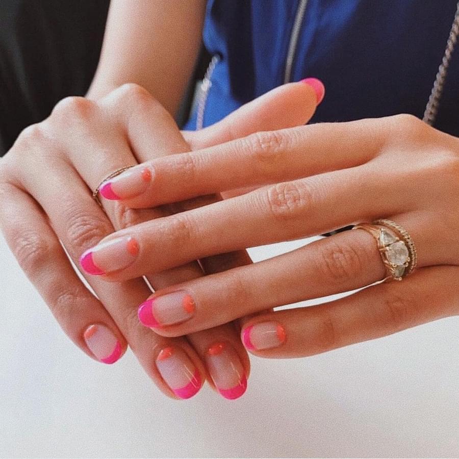 Neon Touch on Nails