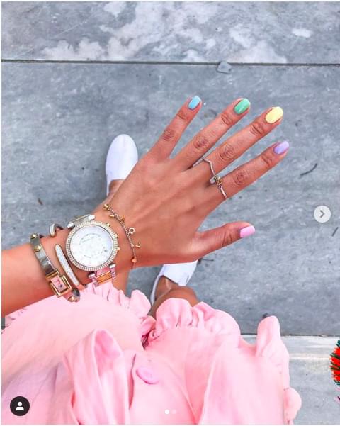 Nails in Lovely Pastels