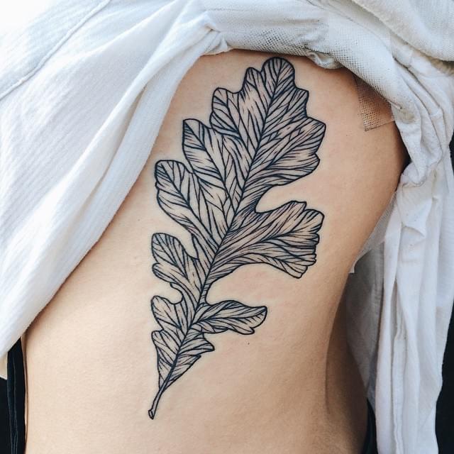 Black Ink Leaf