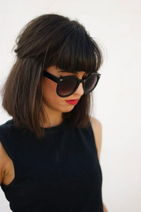Replace your old bangs with a fringe.