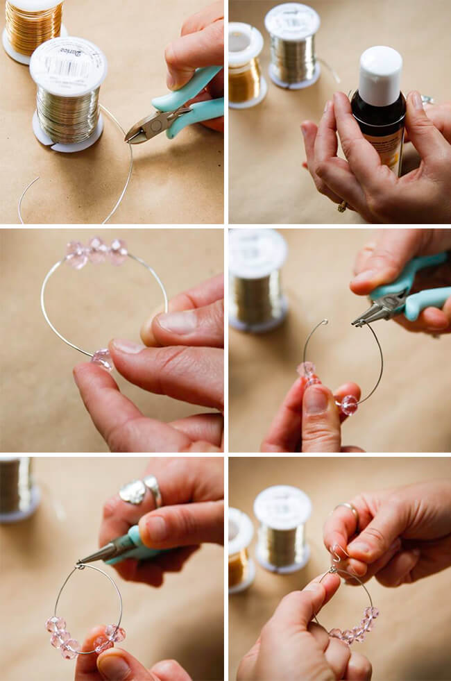 Get as creative by using whatever beads tickle your fancy.