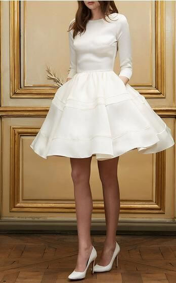 French flavor: A little bridal but oh-so pretty, this tutu-inspired dress is chic and sophisticated for any black-tie event.