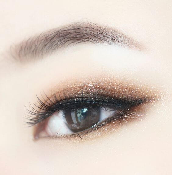 If you have a visible lid or crease, just place your eyeliner as close to the lash line as possible.