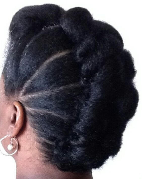 Protect your ends with this protective twist.