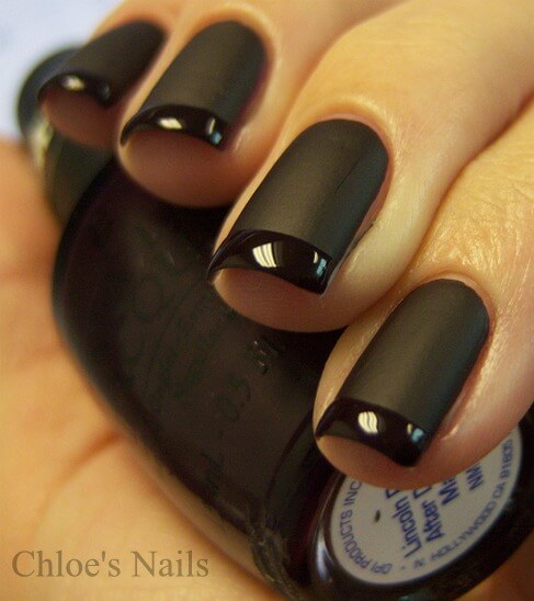 A thoroughly modern French tip design.