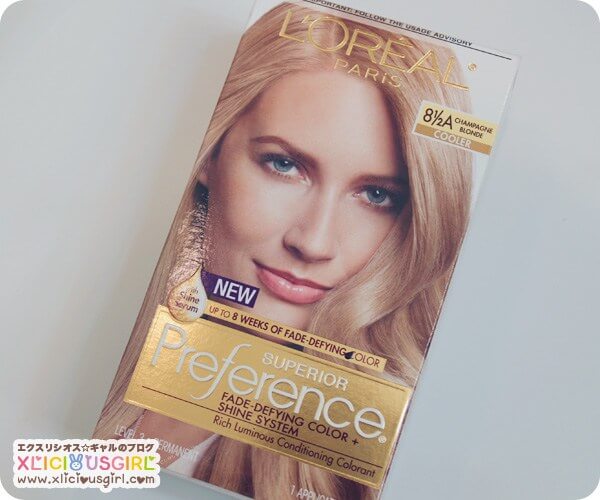 Look for a box dye that will work on dark hair, such as this champagne blonde shade from L'oreal