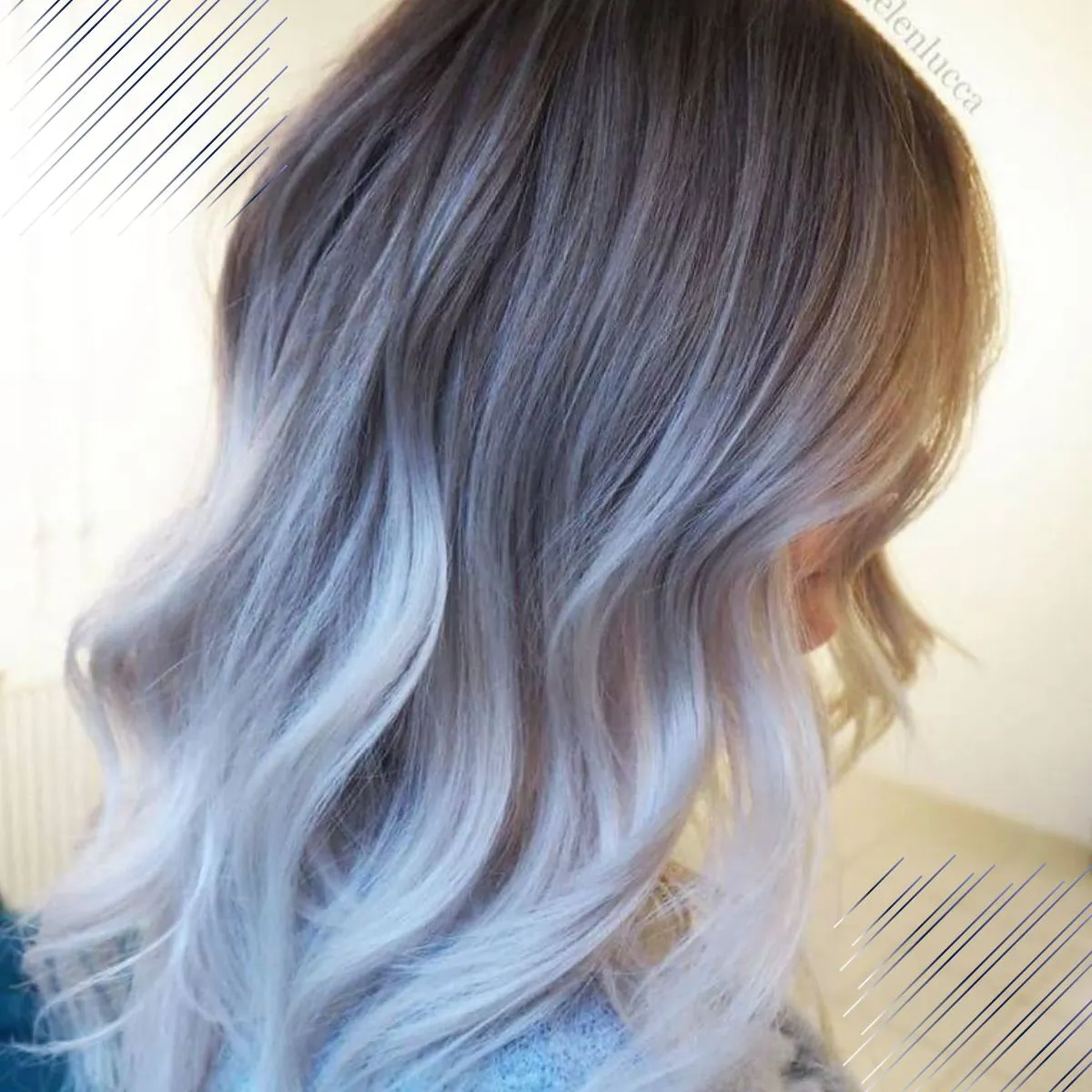 Ash Blue Gray - eZn Pudding Hair Colour