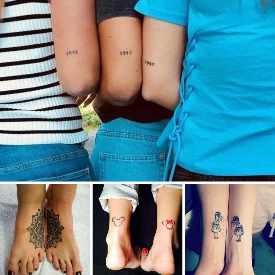 63 Cute Best Friend Tattoos for You and Your BFF  StayGlam