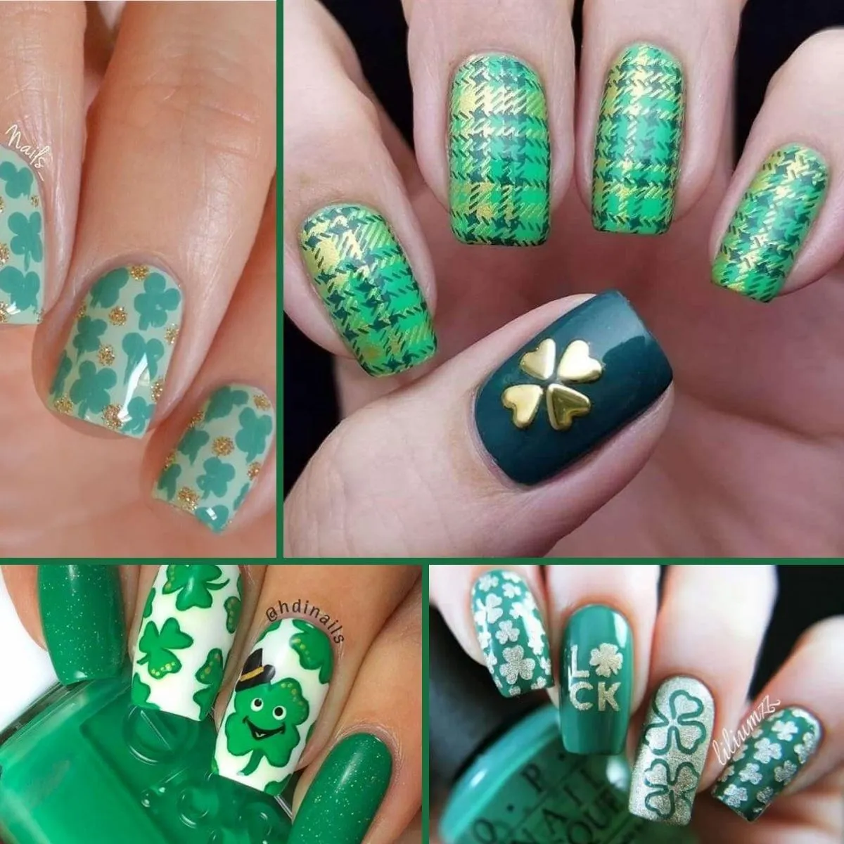 St. Patrick's day nail designs