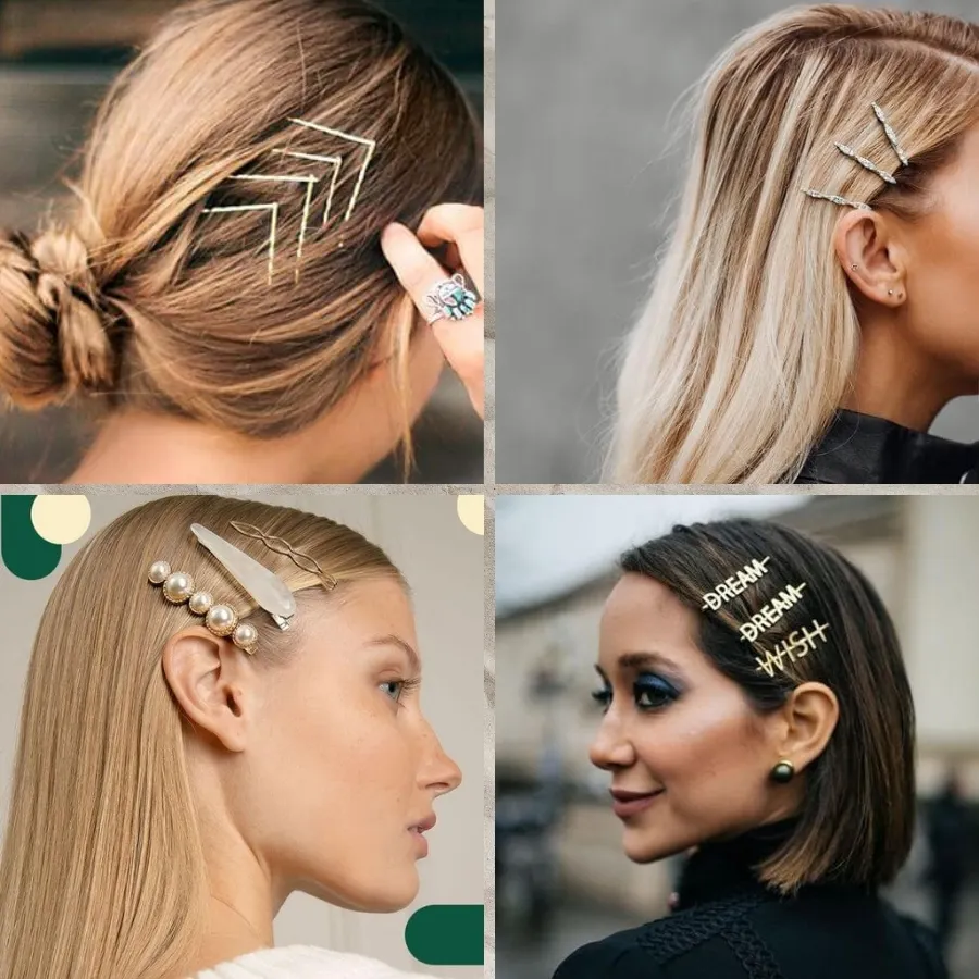 Send a message with your bobby pin hairstyles