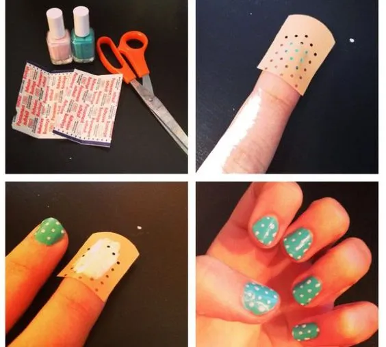 Polka Dots with Band-Aid