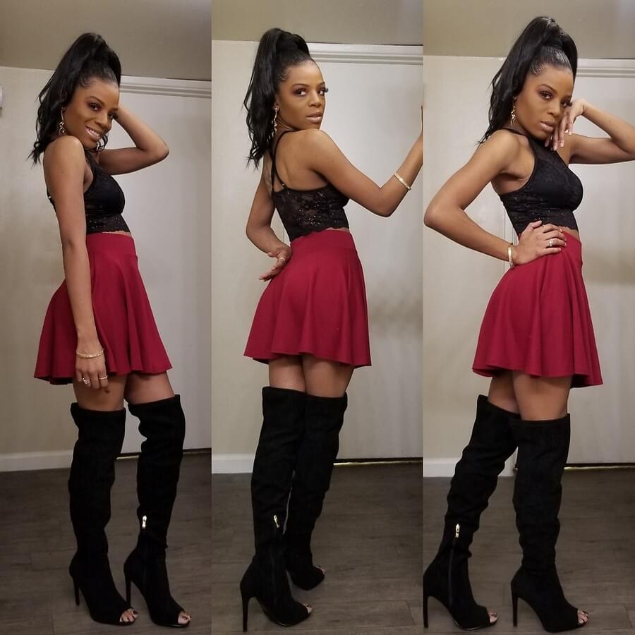 How to Wear Thigh High Boots Without picture