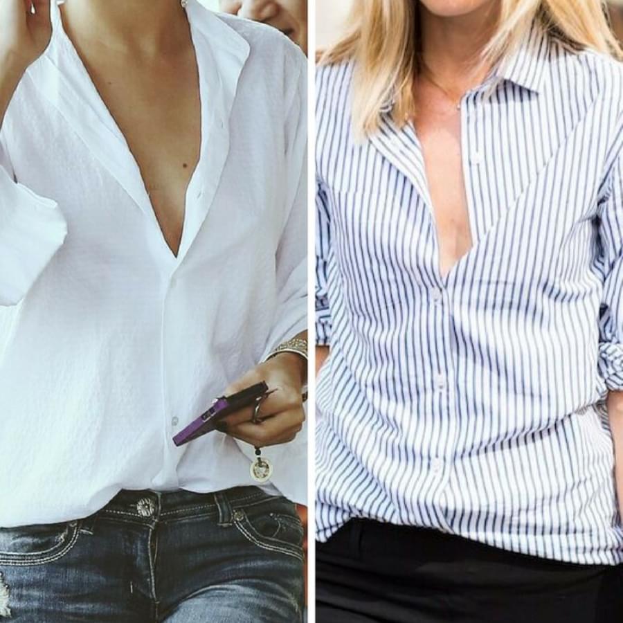 How To Wear An Unbuttoned Shirt - BelleTag