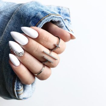 White nail designs