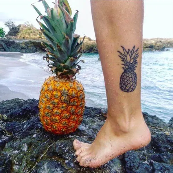 Favorite fruits turned into a tattoo