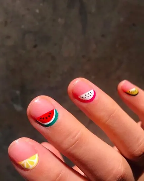 Short Fruity Nails