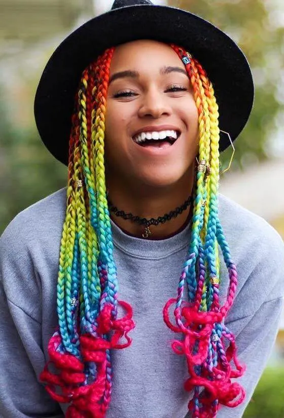 Dye your hair in rainbow colors if you are brave