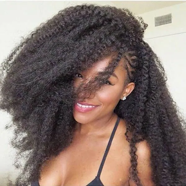 Voluminous hair is a perfect thing crochet curls can provide