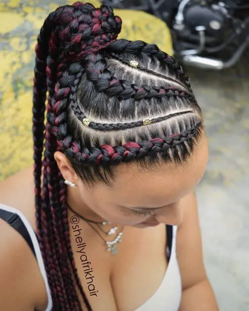 Red Shades of Braids