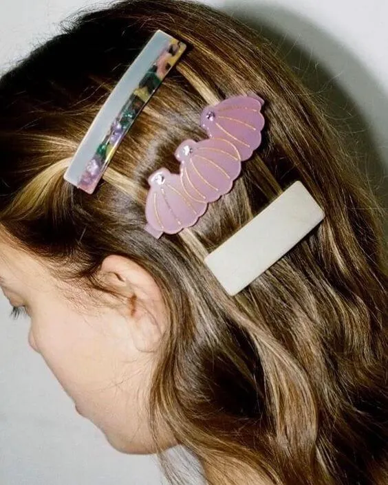 Seashell Inspired hair pins