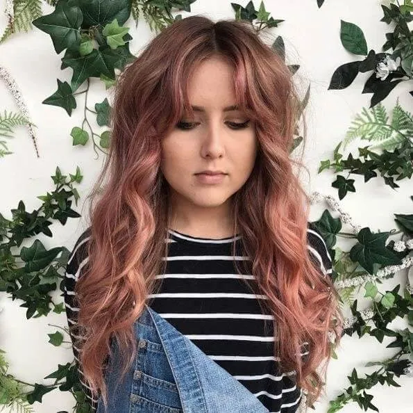 Strawberry Blonde Layered Hair