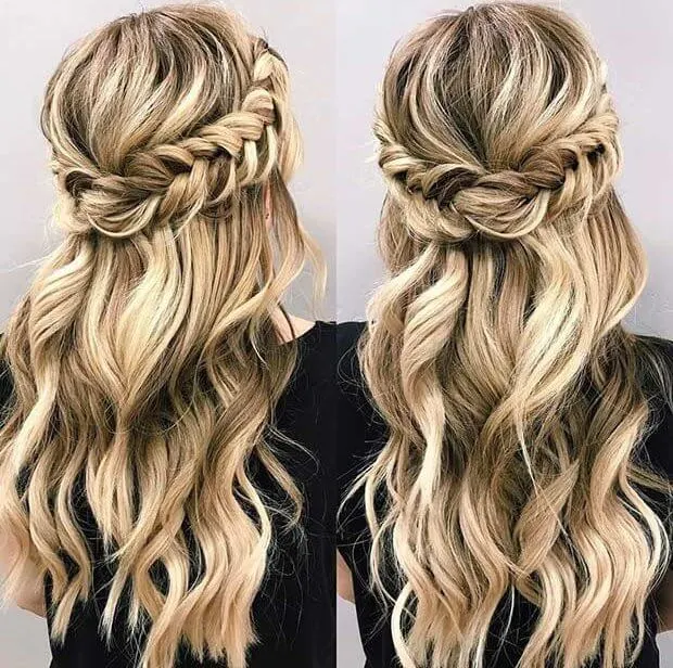 Soft Curls and Braids