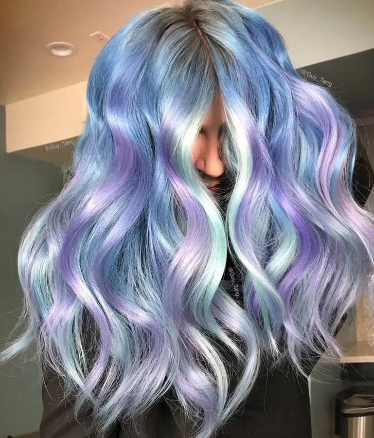 Mermaid hair may not be for the faint of heart, but it sure does look magnificent!