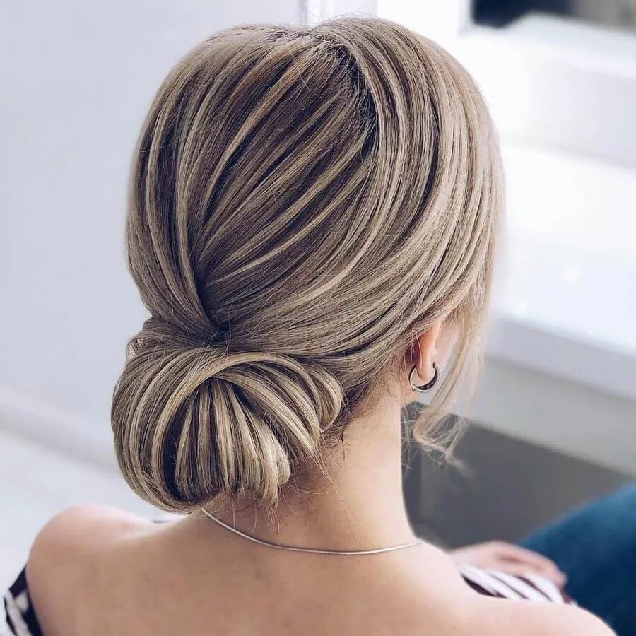 Polished Low Bun