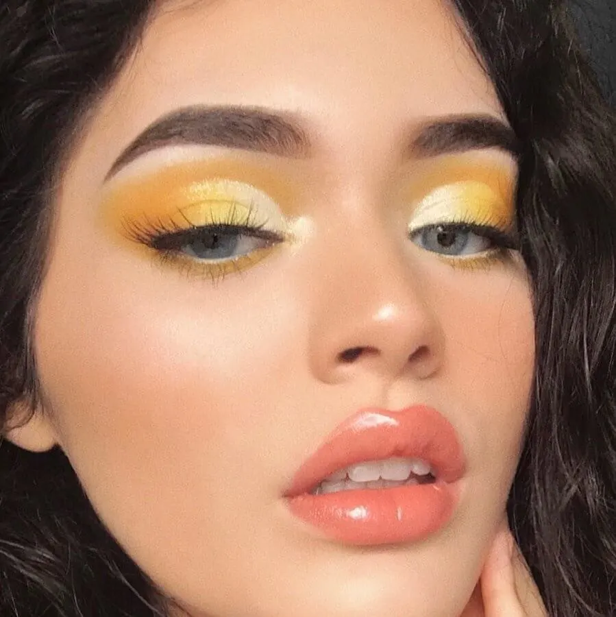 Yellow Halo Makeup