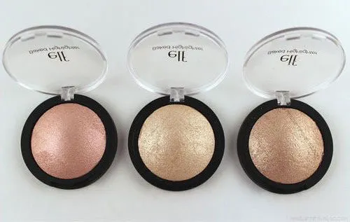 These three highlighters from e.l.f. are pigmented, shimmery, and affordable.
