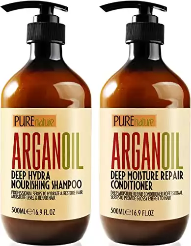 Moroccan Argan Oil Shampoo and Conditioner, SLS Sulfate Free