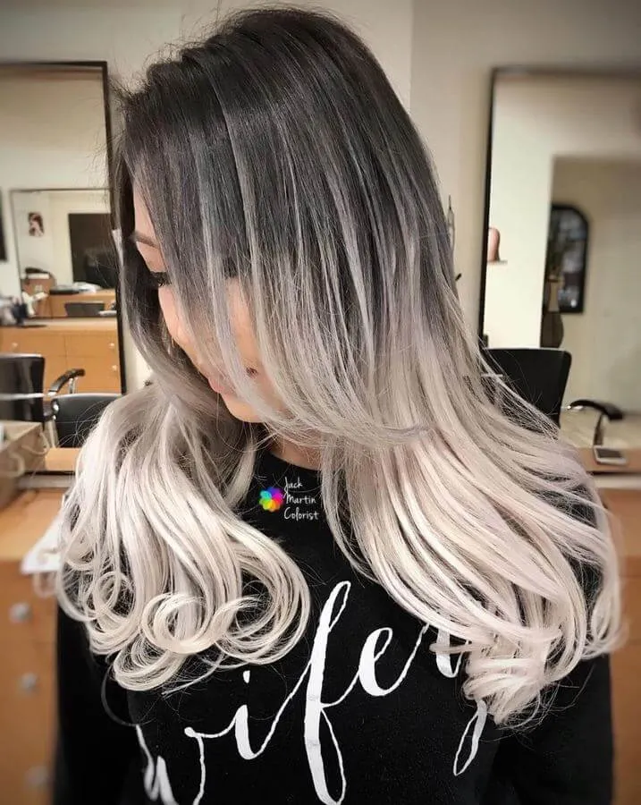 This icy blonde balayage look will make heads turn wherever you go!