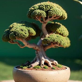 Baobab adansonia in a pot