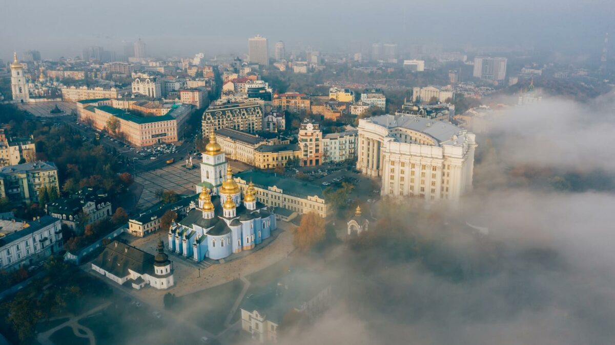 Kiev aerial view